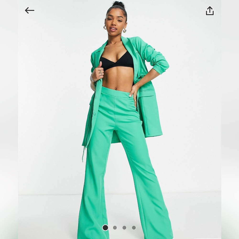 Saint Genies tailored pants in green